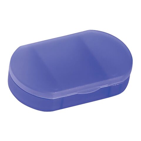 Oval Shape Pill Holder Frost Blue | No Imprint | not available | not available