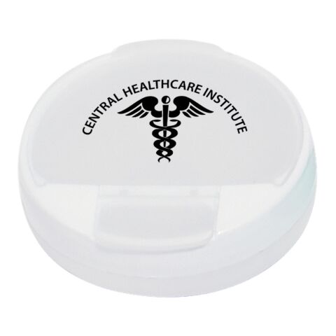 Round Pill Holder Black