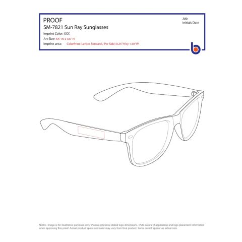 Sun Ray Sunglasses Black | No Imprint | not available | not available