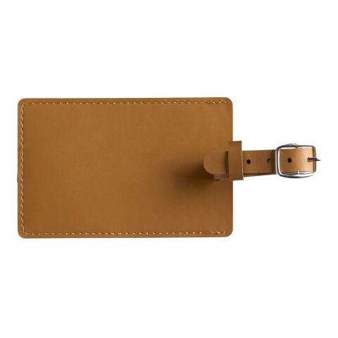 Bio Leather Luggage Tag Brown | No Imprint | not available | not available