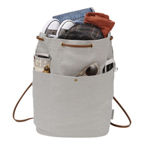 Field &amp; Co. 16oz Cotton Canvas Convertible Tote Standard | Gray | No Imprint | not available | not available