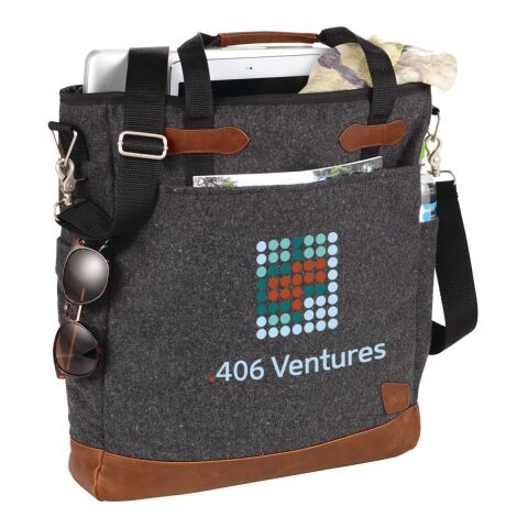 Field &amp; Co.® Campster Wool 15&quot; Computer Tote Charcoal | No Imprint | not available | not available