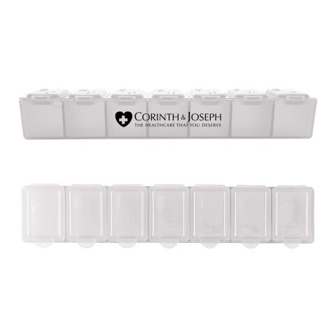 7 Day Pill Container Frost Clear | No Imprint | not available | not available