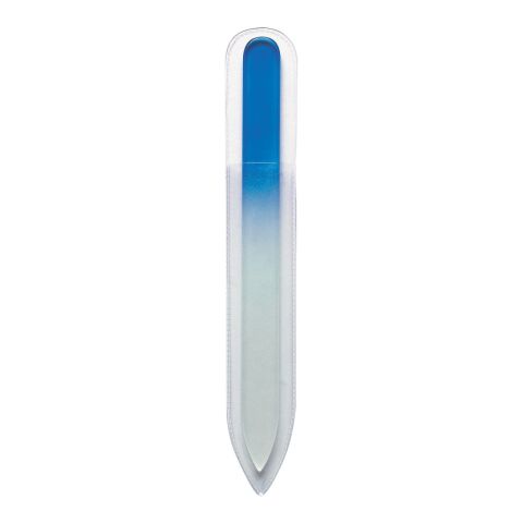 Glass Nail File In Sleeve Blue