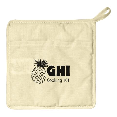 Quilted Cotton Canvas Pot Holder Beige | No Imprint | not available | not available