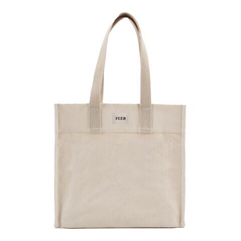 FEED Organic Cotton Market Tote Standard | Natural | No Imprint | not available | not available