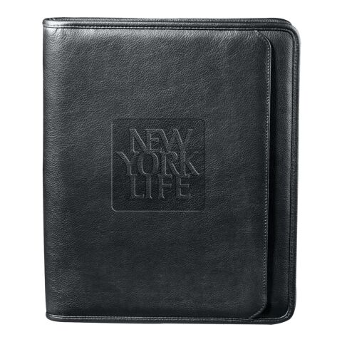 Manhattan Zippered Padfolio Black | No Imprint | not available | not available