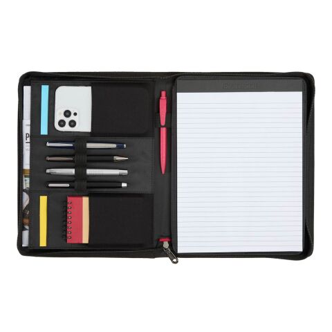 Wenger Recycled Tech Zippered Padfolio Black | No Imprint | not available | not available