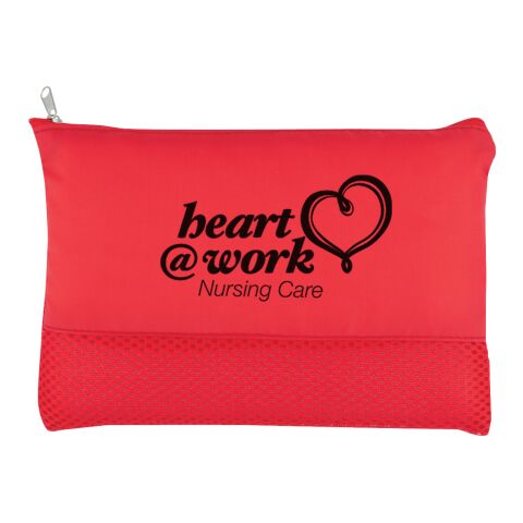 Mesh Vanity Bag Red