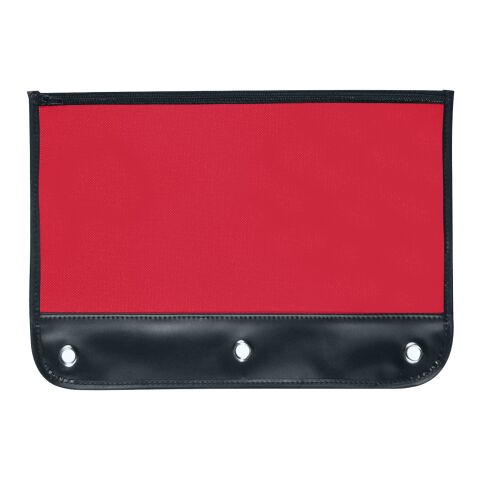 Zippered Pencil Case Red with Black | No Imprint | not available | not available