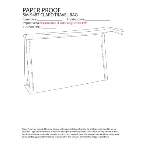 Claro Travel Bag Black | No Imprint | not available | not available