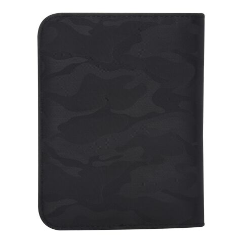 Midnight Camo Passport Holder Black | No Imprint