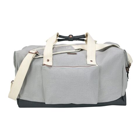 Cutter &amp; Buck® 19&quot; Cotton Weekender Duffel Gray | No Imprint | not available | not available