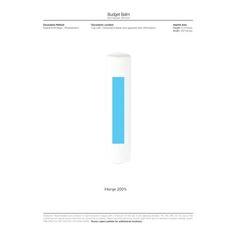 Budget Balm Light Yellow | No Imprint | not available | not available