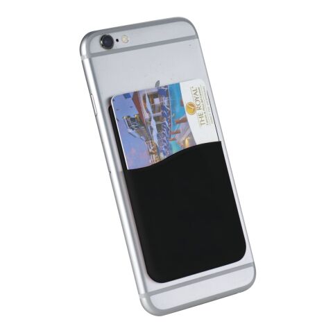 Slim Silicone Card Wallet Black | No Imprint | not available | not available