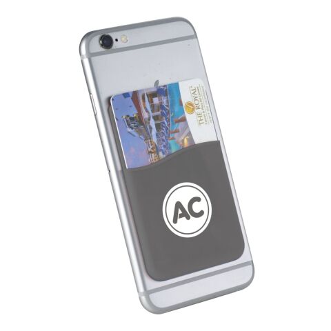 Slim Silicone Card Wallet Gray | No Imprint | not available | not available