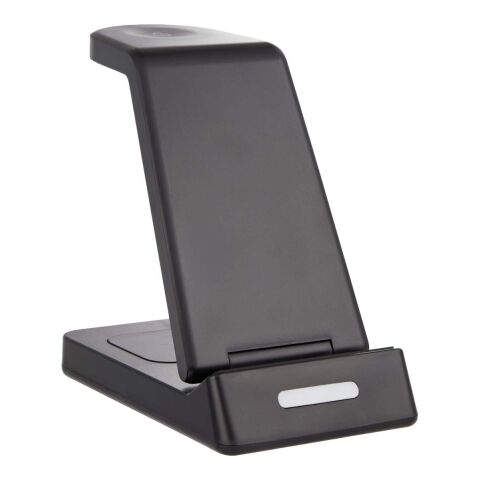 TriCharged 3-in-1 15W Wireless Charging Stand Black | No Imprint | not available | not available