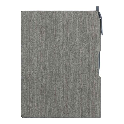 6" x 8.5" Bari Notebook with Pen Gray | No Imprint | not available | not available