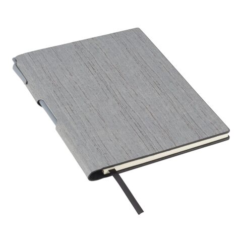 6&quot; x 8.5&quot; Bari Notebook with Pen Gray | No Imprint | not available | not available