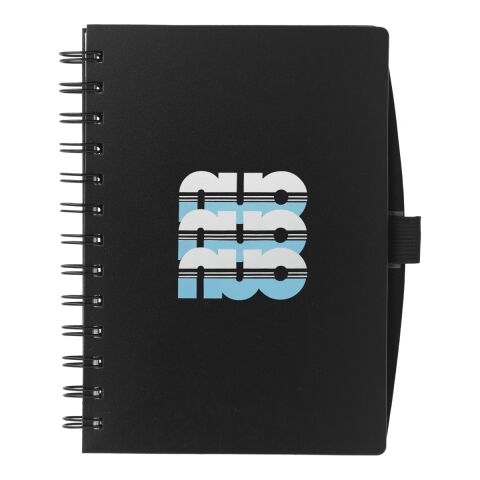 5.5&quot; x 7&quot; Coordinator Spiral Notebook Black | No Imprint | not available | not available