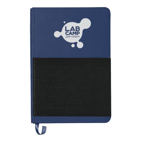 5&quot; x 7&quot; Elastic Phone Pocket Notebook Blue | No Imprint | not available | not available