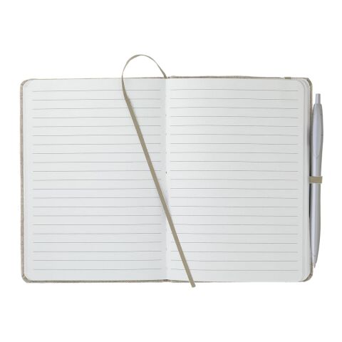 5" x 7" Recycled Cotton Bound Notebook Natural