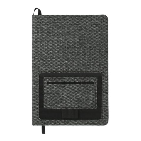 5.5” x 8.5” Vila Recycled PET Bound Notebook Charcoal