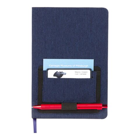 5.5” x 8.5” Vila Recycled PET Bound Notebook Navy | No Imprint | not available | not available