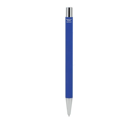Maxi Recycled Aluminum Soft Touch Gel Pen Blue