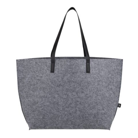 Recycled Felt Shoulder Tote Charcoal | No Imprint | not available | not available