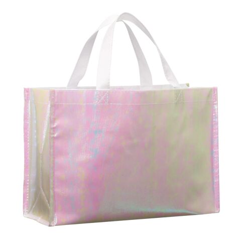 Iridescent Non-Woven Shopper Tote Iridescent | No Imprint | not available | not available