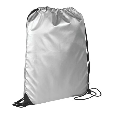 Oriole Reflective Drawstring Bag Metallic Silver | No Imprint | not available | not available
