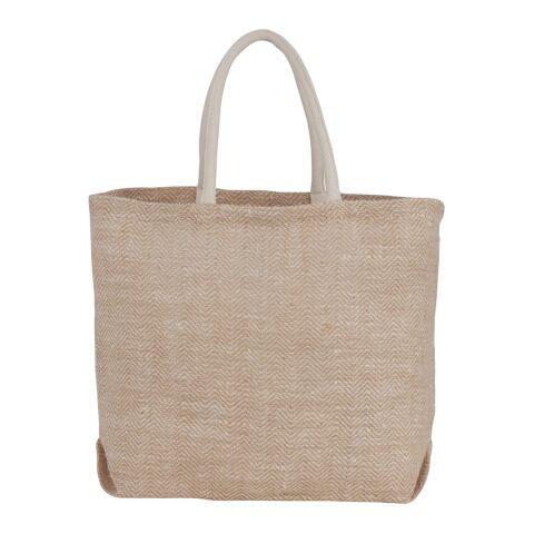 Herringbone Jute Tote Natural | No Imprint | not available | not available
