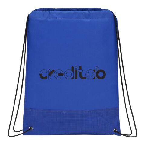 Crossweave Heat Sealed Drawstring Bag Royal Blue | No Imprint | not available | not available