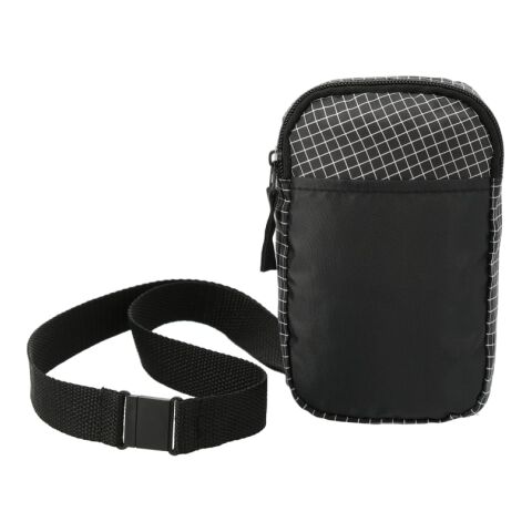 Grid Lanyard Phone Pouch Black | No Imprint | not available | not available