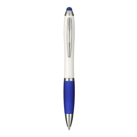 Nash Ballpoint Stylus with Antimicrobial Additive White-Blue | No Imprint | not available | not available