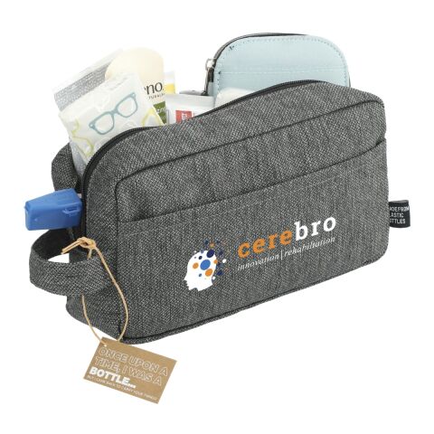 Vila Recycled Dopp Kit Pouch Graphite | No Imprint | not available | not available