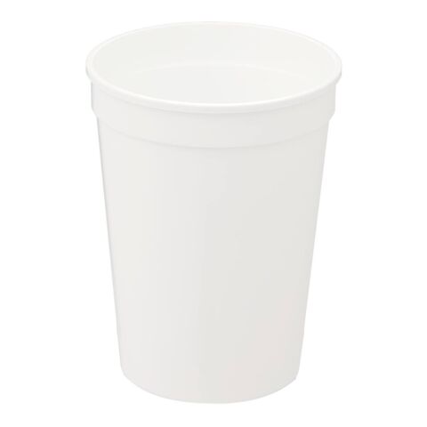 Solid 12oz Stadium Cup White