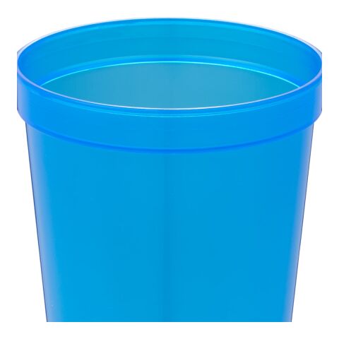 Solid 16oz Stadium Cup Transparent Blue | No Imprint | not available | not available