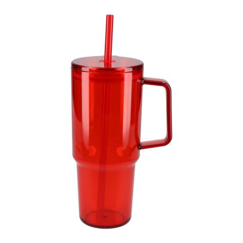 Lucien Recycled Acrylic Travel Mug 40oz Red | No Imprint | not available | not available