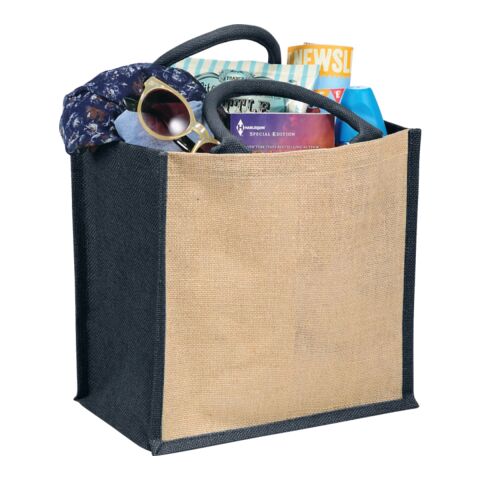 Medium Jute Gift Tote Navy | No Imprint | not available | not available