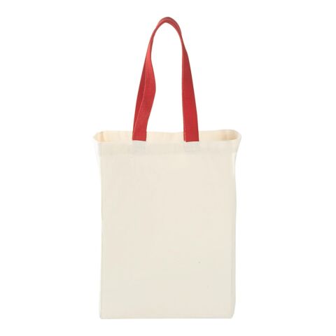 Nebraska 5oz Cotton Canvas Grocery Tote Standard | Red | No Imprint | not available | not available