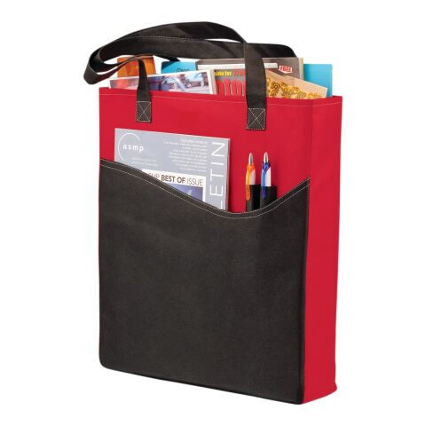 Rivers Pocket Non-Woven Convention Tote Red | No Imprint | not available | not available