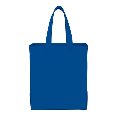 Liberty Heat Seal Non-Woven Grocery Tote Royal Blue | No Imprint | not available | not available