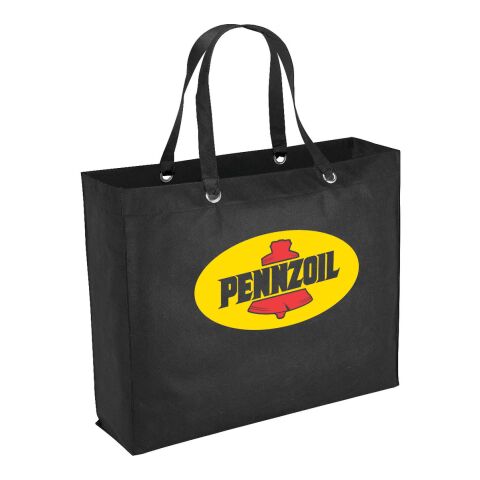 Oak Non-Woven Shopper Tote Black | No Imprint | not available | not available