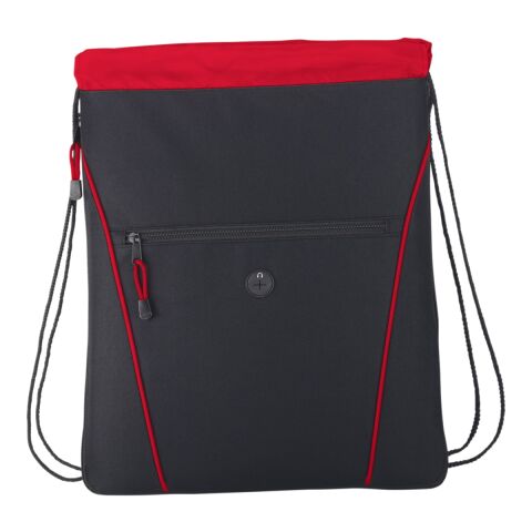 Raven Drawstring Bag Black-Red Trim | No Imprint | not available | not available