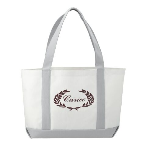 Large Boat Tote Standard | White-Grey Storm | No Imprint | not available | not available