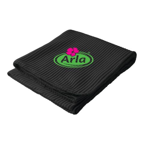 Ribbed Fleece Blanket Standard | Black | No Imprint | not available | not available
