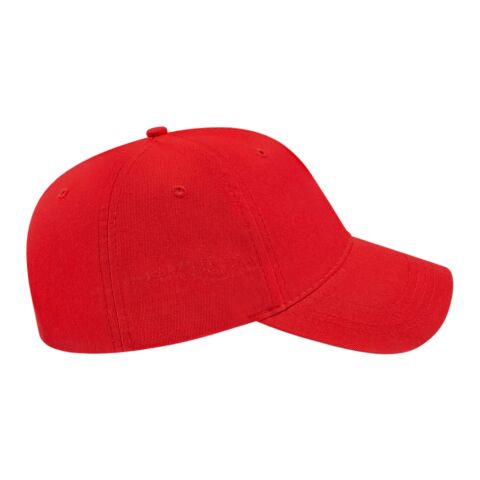 Cap America X-Tra Value Structured Cap Red | Embroidery | - Left Front Panel | 2.75 Inches × 2.00 Inches