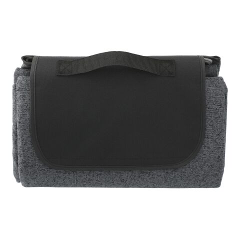 Recycled Heathered Picnic Blanket Standard | Charcoal | No Imprint | not available | not available